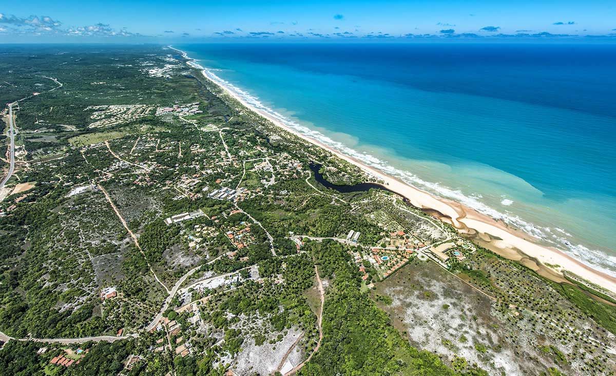 Vista área de Imbassaí - Nilton Souza